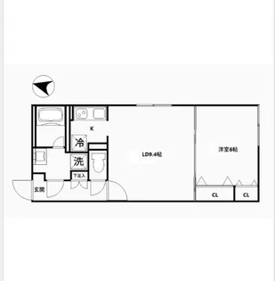 東京都杉並区和田3【マンション】の間取り