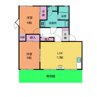 アネックス【1階】の間取り
