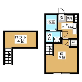 ベルコート【2階】の間取り