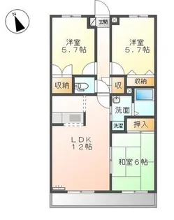 エランドールII【2階】の間取り