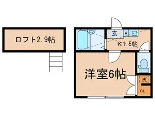 プリンスハイツ武蔵小杉【1階】の間取り