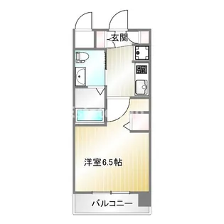 エステムコート神戸ハーバーランド前Vアクア【13階】の間取り