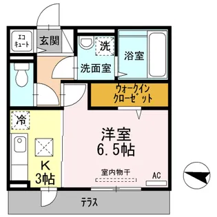 大阪府大阪市阿倍野区松虫通3【アパート】の間取り
