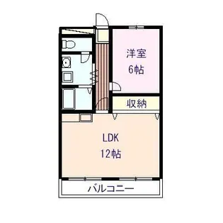 宮本マンション【1階】の間取り