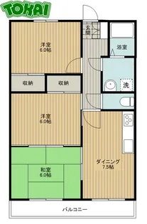 ラフィネ・ドミール【2階】の間取り