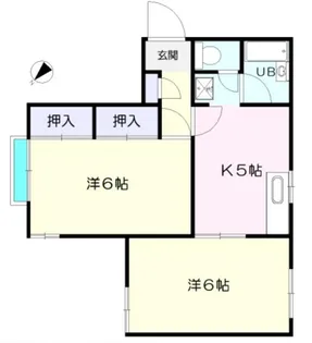 東京都板橋区大谷口北町【アパート】の間取り