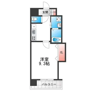 1Kの間取り画像