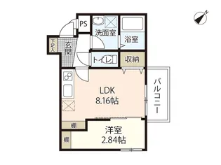 シンビ高須駅前III【3階】の間取り
