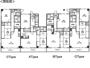 2LDKの間取り画像