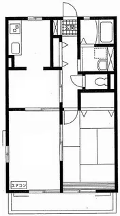 サンハウスK【1階】の間取り