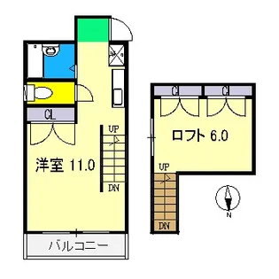 エトワール桜井町【4階】の間取り
