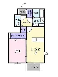 プレミールNakamaV【1階】の間取り