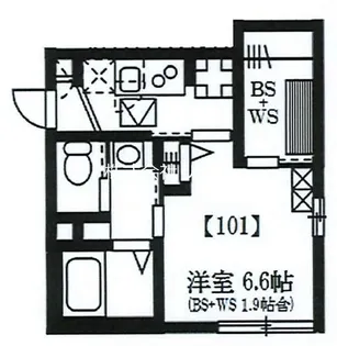 My Style 六町【1階】の間取り