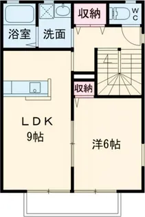 グリーンビレッジF.M D棟【2階】の間取り