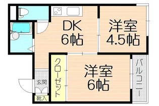 荻野ビル【2階】の間取り