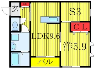 セピアA【1階】の間取り