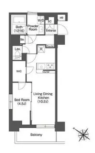東京都台東区竜泉3【マンション】の間取り