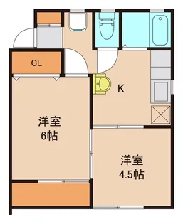 千葉県松戸市西馬橋1【アパート】の間取り