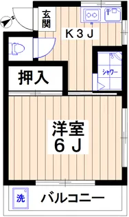 小池アパート【2階】の間取り