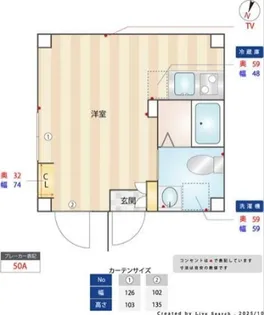 リバース笹塚【1階】の間取り