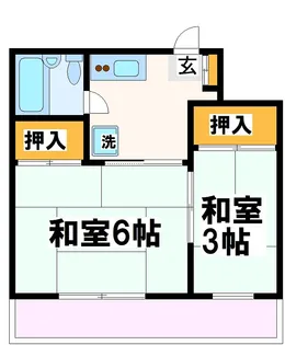 東京都世田谷区経堂5【マンション】の間取り