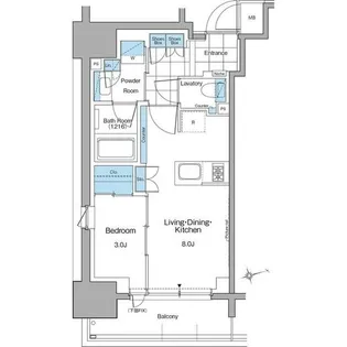 東京都文京区本郷3【マンション】の間取り