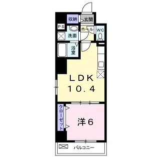 プレシャス【6階】の間取り
