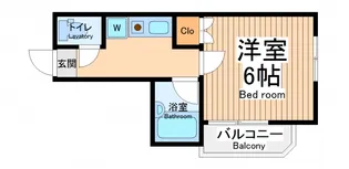 カンパネーラ小田急相模原2【1階】の間取り