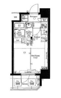 AXAS東京イーストレジデンス【5階】の間取り