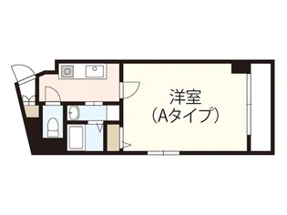 Jシャトー皆実【6階】の間取り