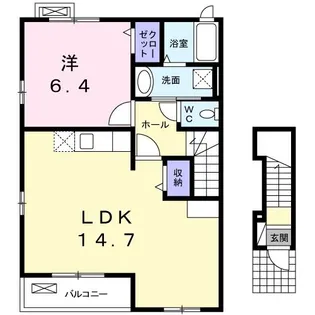 M&M【2階】の間取り