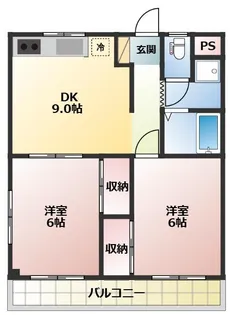 メゾン・ラ・グランドゥール【2階】の間取り