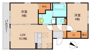 千葉県市川市原木3【アパート】の間取り