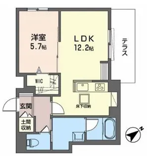大阪府吹田市岸部北3【マンション】の間取り