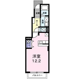ジェントリーハート【1階】の間取り