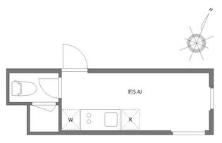 アピチェ南千住A棟【1階】の間取り