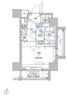 Le a横濱鶴見中央弐番館【4階】の間取り