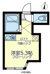 ユナイト日ノ出ルモンド【2階】の間取り