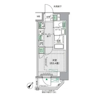 BPRレジデンス青砥【9階】の間取り