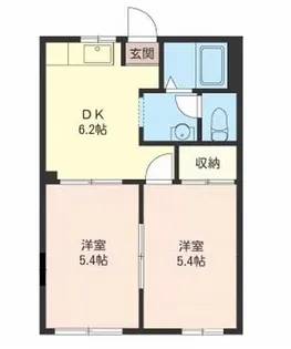 プレジオA【2階】の間取り