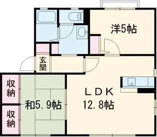 花ぞ野ローズガーデン C棟【1階】の間取り