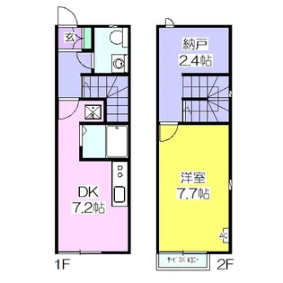 福島県郡山市八山田3【一戸建】の間取り
