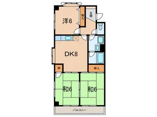 リベラ西芦屋【4階】の間取り