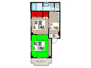 ア―バンヒルズ東川口【2階】の間取り