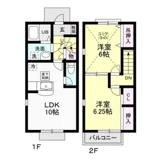 YUーBI Bの間取り