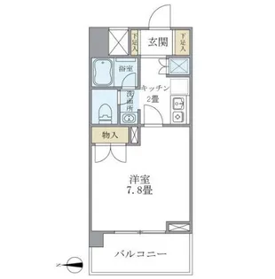 リュミエール三田【3階】の間取り