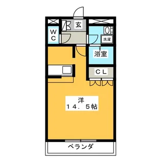 コンフォート宮前【1階】の間取り