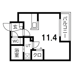 Strahl澄川(シュトラールスミカワ)【2階】の間取り