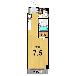 クレスト平野【3階】の間取り