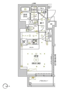 RELUXIA王子【3階】の間取り
